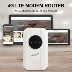 Router WiFi 4G LTE Portátil con Batería para Viajes