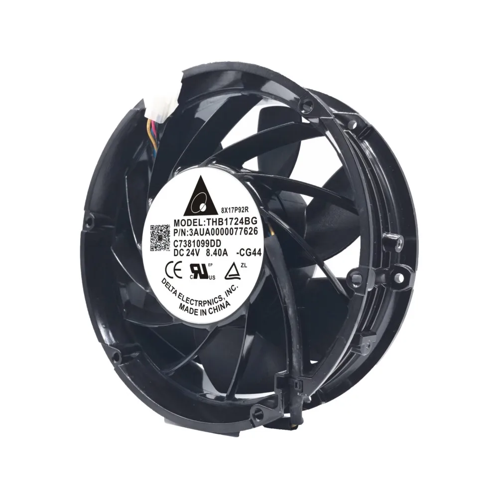 Nuevo ventilador Original para Delta THB1724BG 172mm: 24V, 8.4A, alto flujo de aire, refrigeración del inversor para ventilador inversor ABB ACS880 R9 - imagen 2