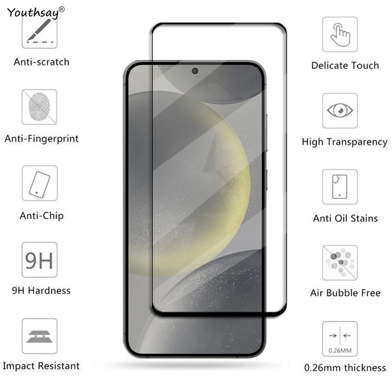 Samsung Galaxy S25 Protector de Pantalla Vidrio Templado HD - imagen 4