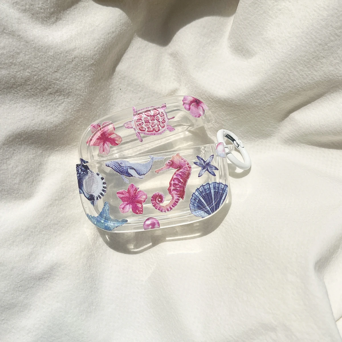 Funda Ocean de verano para Apple Airpods pro 2. ° caja de carga de auriculares inalámbricos Bluetooth para Airpods 2 3 4 1 funda protectora para auriculares - imagen 3