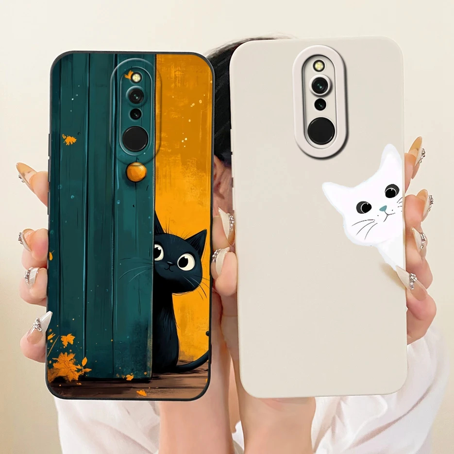 Funda para Xiaomi Redmi 8 8A, diseño de gato y pato, funda de dibujos animados, a prueba de golpes, suave, de TPU, para Xiaomi Redmi 8A 8 Redmi8 A, Fundas, Bolsas - imagen 2