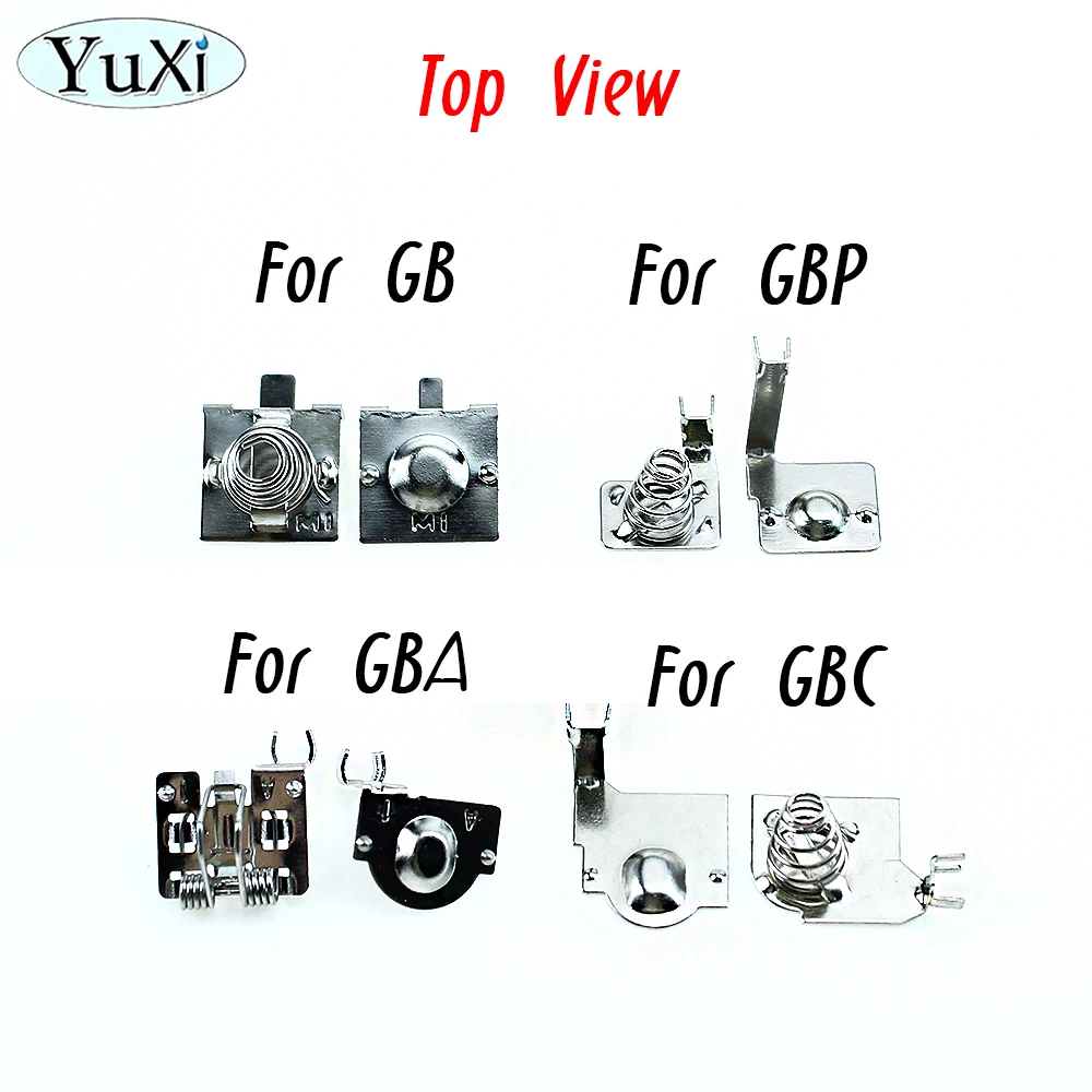 Terminales de batería, contactos de resorte, repuesto de resorte de batería para GBA GBC GBP para consola de juegos Nintend Game Boy Advance - imagen 2