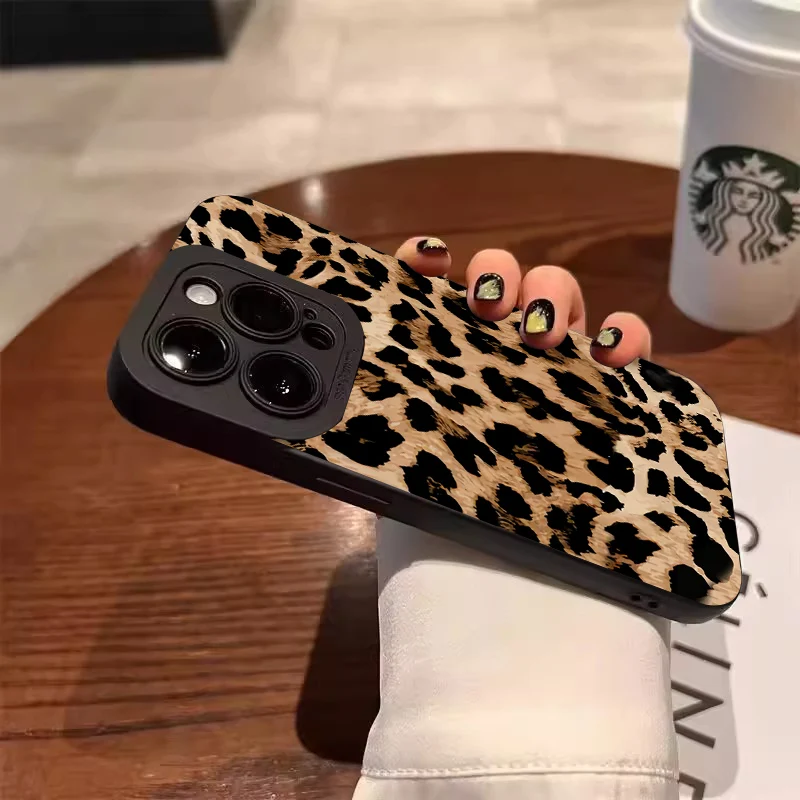 Funda blanda de leopardo Animal para Xiaomi Redmi Note 14 13, fundas para Redmi Note 12 Pro Plus 5G 12S 11S 11 10S 10 12C 13C 14C 4G - imagen 4