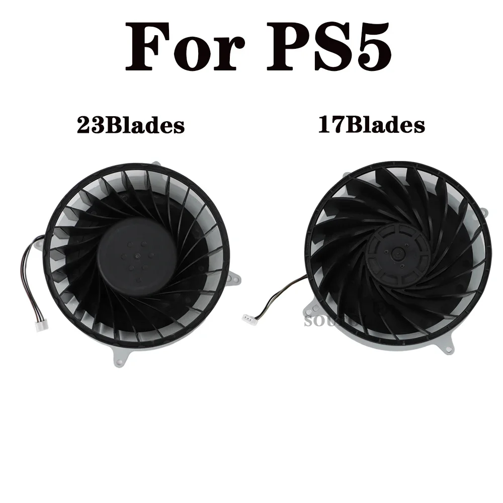 Nueva pieza de reparación OEM ventilador de refrigeración por radiación interna para PS5 DC12V 17 aspas 23 aspas ventilador de refrigeración para accesorios Playstation5