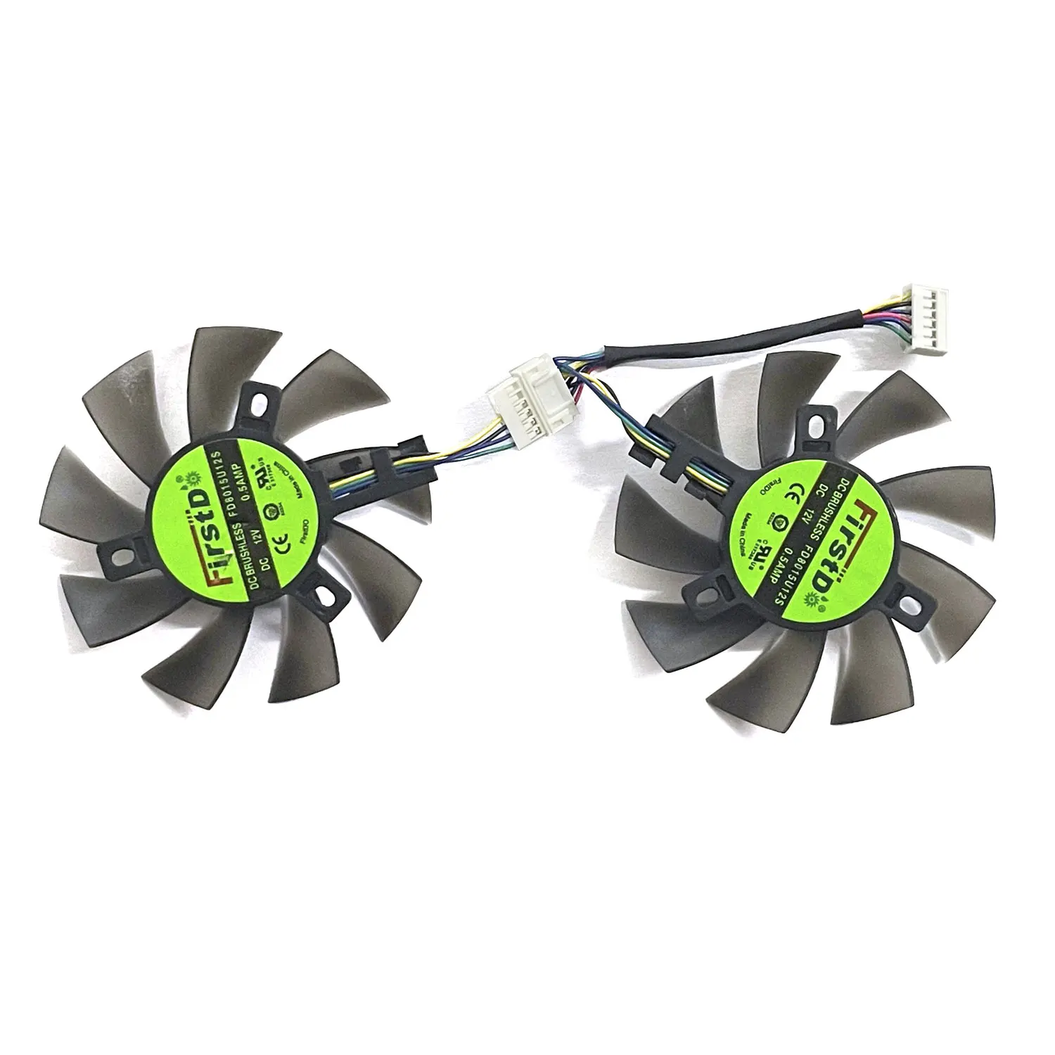 Ventilador Koeler de 75MM FD8015U12D GTX 1660 para ASUS GTX 1660 Ti RTX 2060 TUF GAMING OC Videokaart ventilador PLA08015S12HH T 128015 SU - imagen 4