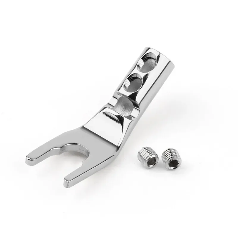 Conector Banana en forma de Y U para altavoces de Audio, Terminal de tornillo, horquilla, conector de cable de pala, Conector de altavoz HiFi de cobre púrpura dorado, plateado y morado - imagen 5