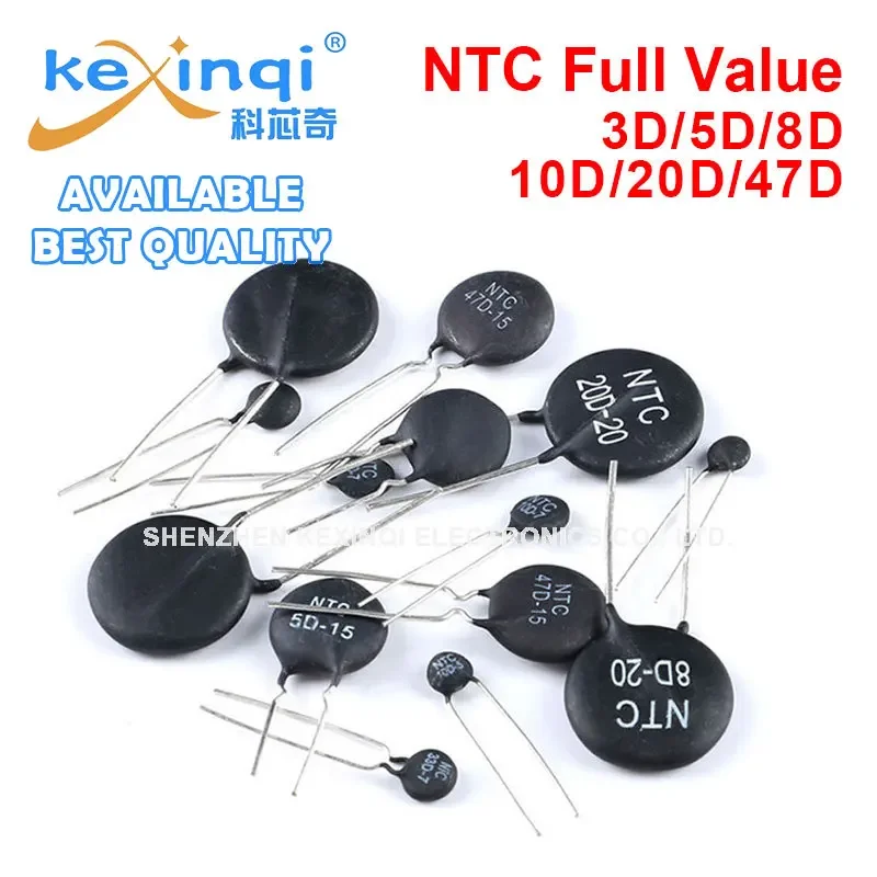 10 Uds resistencia térmica NTC 5D-11 10D-9 10D-11 47D-15 10D-20 10D-13 8D-11 10D-15 5D-15 10D-7 MF11-103 10D-25 8D-20 20D-20 5D-9