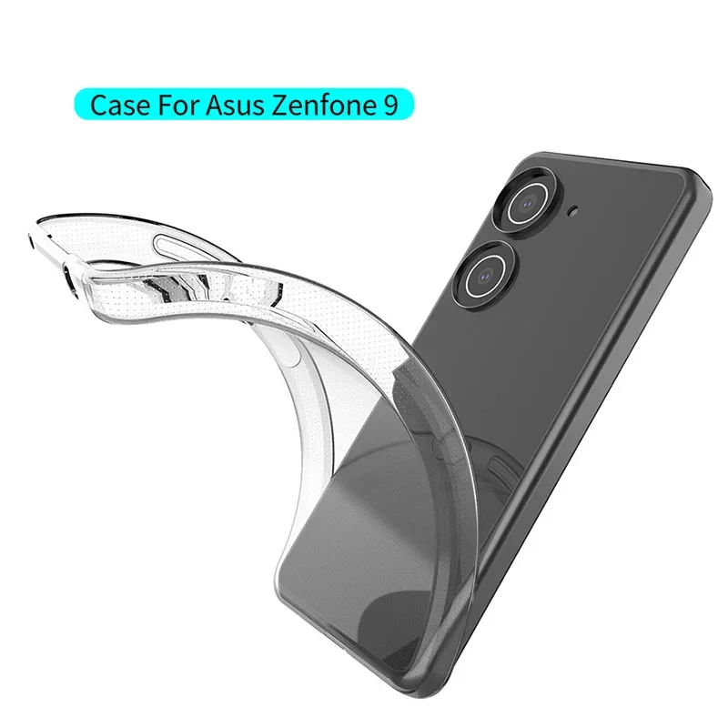 Para ASUS Zenfone 9 funda ultrafina suave TPU transparente funda de teléfono para Zenfone 8 contraportada funda ligera delgada - imagen 5