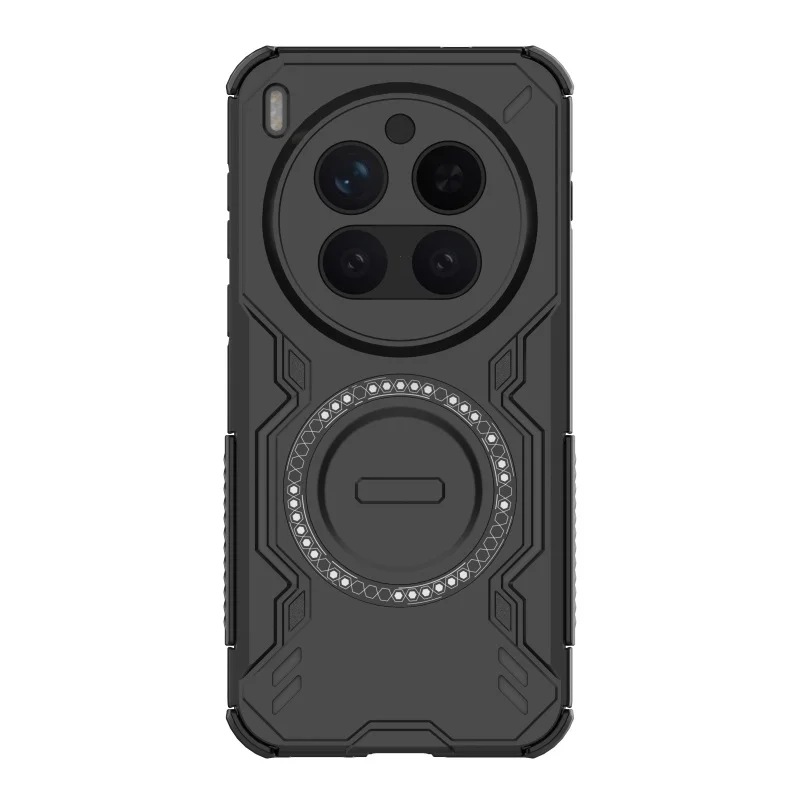 Para Vivo X300 Pro funda Vivo X300 Capas teléfono parachoques armadura trasera a prueba de golpes adsorción carga inalámbrica Fundas Vivo X300 Pro - imagen 3