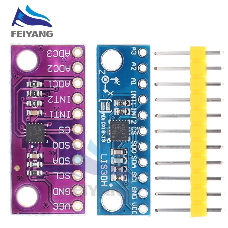 LIS3DSH LIS3DH módulo acelerómetro triaxial de tres ejes de alta resolución para Arduino