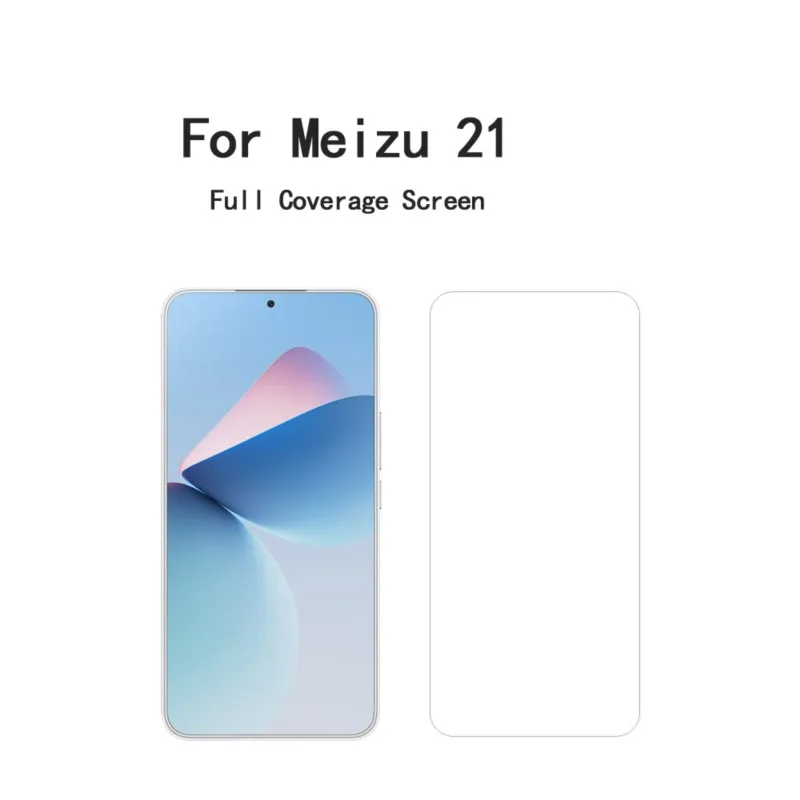 Protector de pantalla para Meizu 21, cobertura completa, película de vidrio templado transparente 2.5D edge 9H, desbloqueo de huellas dactilares duras - imagen 2