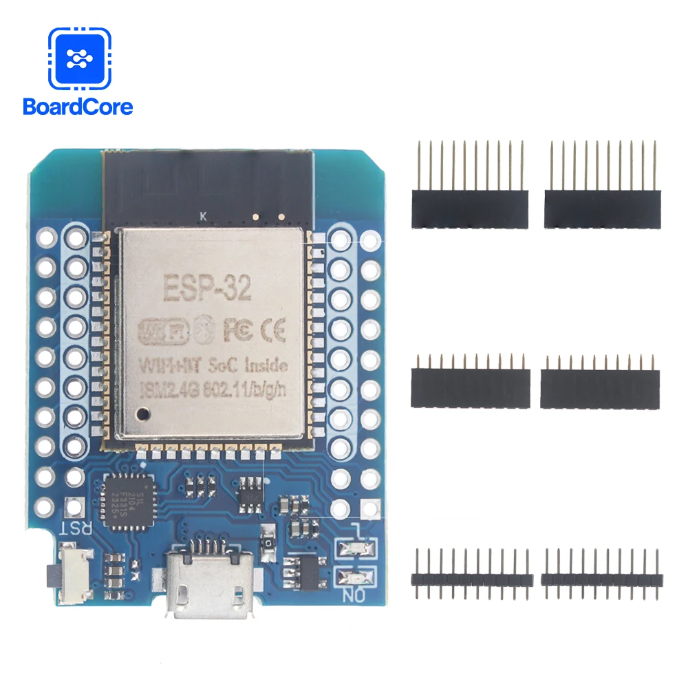 CP2104 ESP32 D1 Mini ESP-32 WiFi + para Bluetooth Placa de desarrollo de Internet de las cosas basada en módulo ESP8266 para Arduino con pines - imagen 4