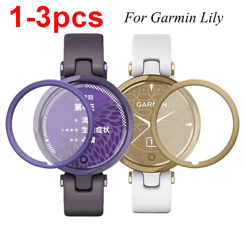Protector de pantalla para reloj Garmin Lily, película protectora suave para reloj inteligente Garmin Lily, película protectora antiarañazos de TPU, 1-3 uds.