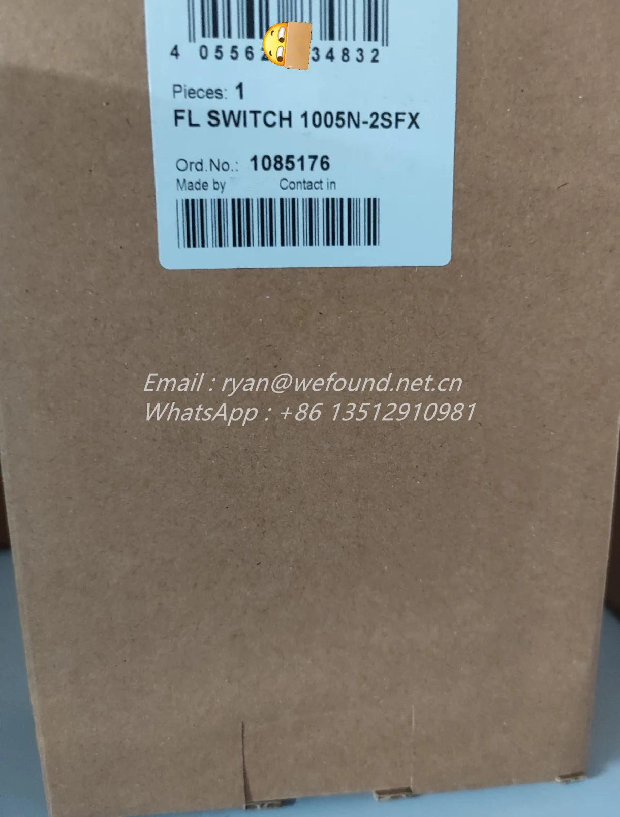 Interruptor de Ethernet Industrial, 1085176 FL, 1005N-2SFX - imagen 2