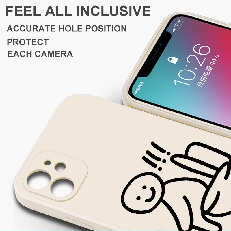 Funda blanda para iPhone 7 8 XR XS 16e 16 14 15 Plus 11 12 13 Pro Max 17 Air Match Man - imagen 3