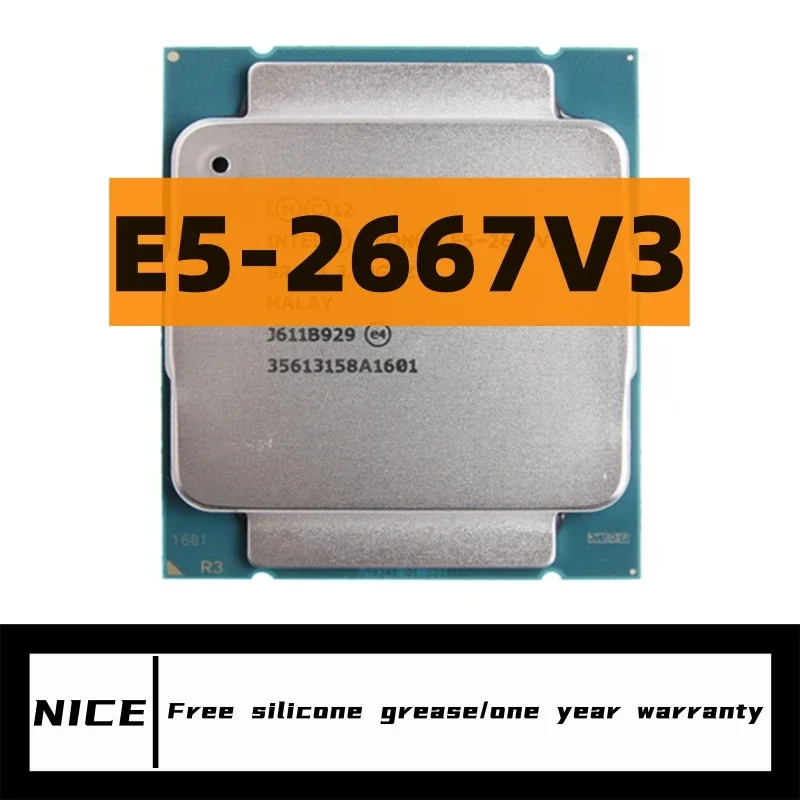 Procesador Xeon E5 2667 V3 2667v3 SR203 3,2 Ghz ocho núcleos dieciséis hilos 135W 20M enchufe LGA 2011-3 CPU