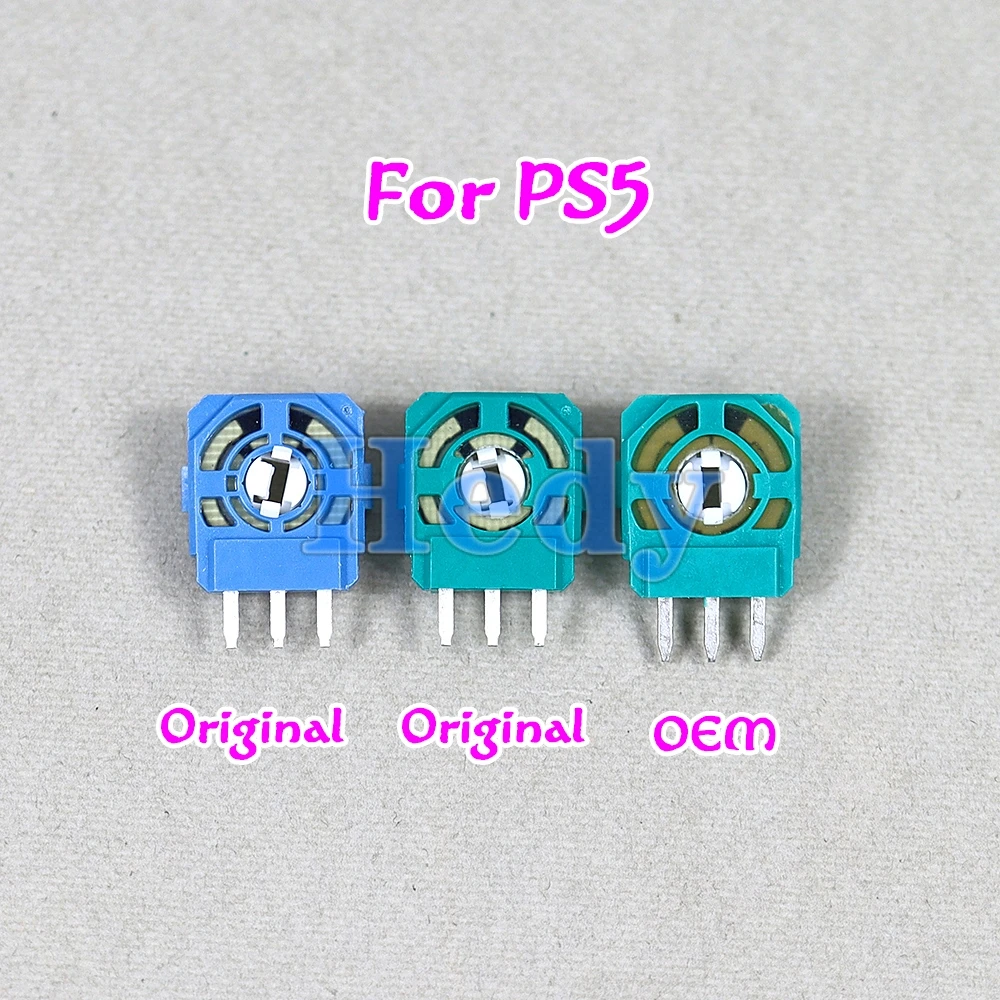 10 Uds. Sensor de microinterruptor analógico 3D para Playstation 5 PS5 PS4 2,3 K potenciómetro de resistencias de eje de palanca de pulgar 3D