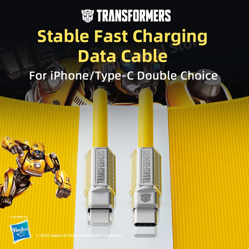 TRANSFORMERS TF-A01/A02 5A Cable de carga rápida tipo C Cable USB C a tipo C Cable de fecha para Huawei Samsung Xiaomi iPhone Cable de 1,5 M - imagen 4