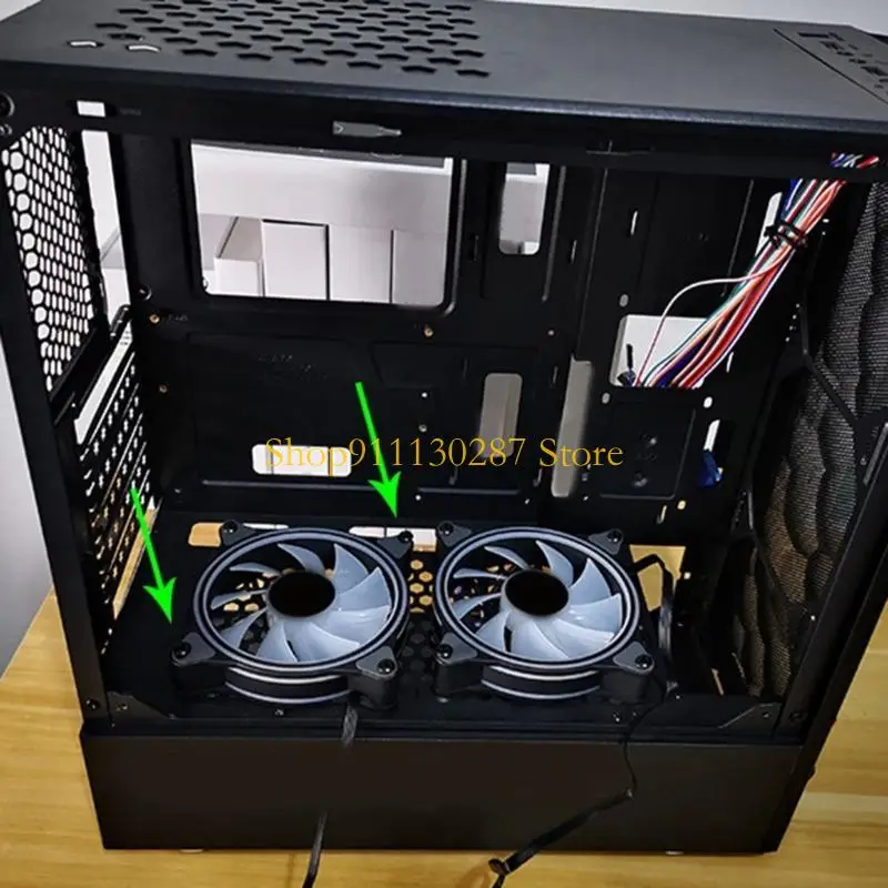 J1HC Juego 60 tornillos para ventilador con caja, tornillos rosca cabeza plana, juego tornillos para caja, (30 + - imagen 4