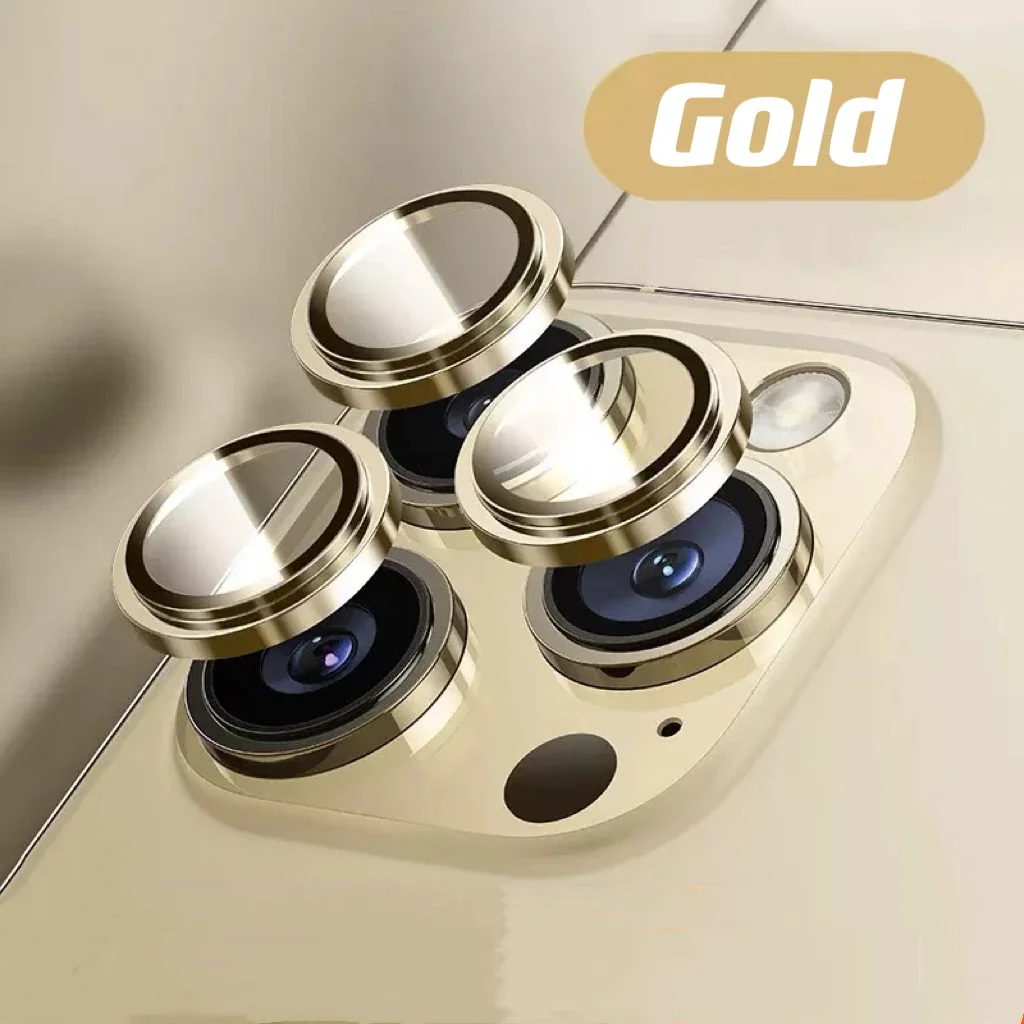 2-3 Uds cristal de cámara para IPhone 14 15 16Pro Max 12 Pro Max 13 Mini Protector de pantalla de cámara trasera para IPhone 14Pro 15Plus película de lente