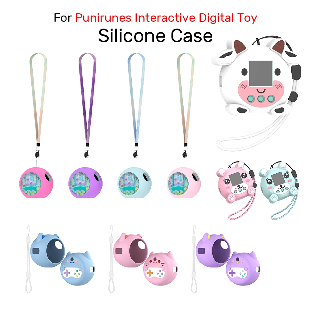 Funda protectora de silicona anticaída para Punirunes, juguete Digital interactivo para Punirunes, accesorios electrónicos virtuales para mascotas