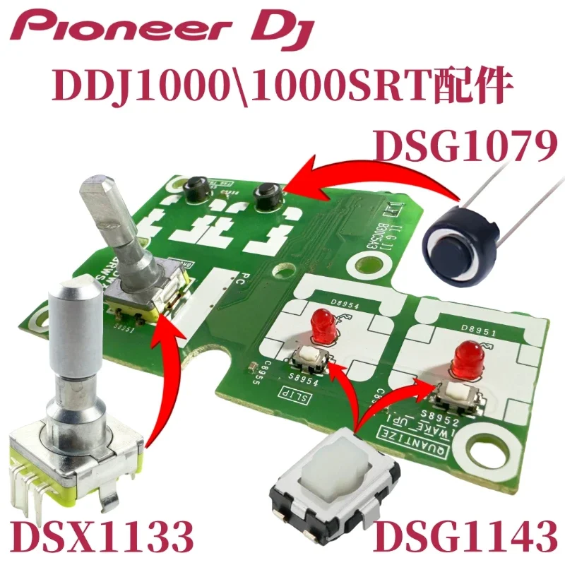 Controlador Pioneer DDJ1000 1000SRT Selector potenciómetro tapa de perilla de llave DSX1133 DSG1143