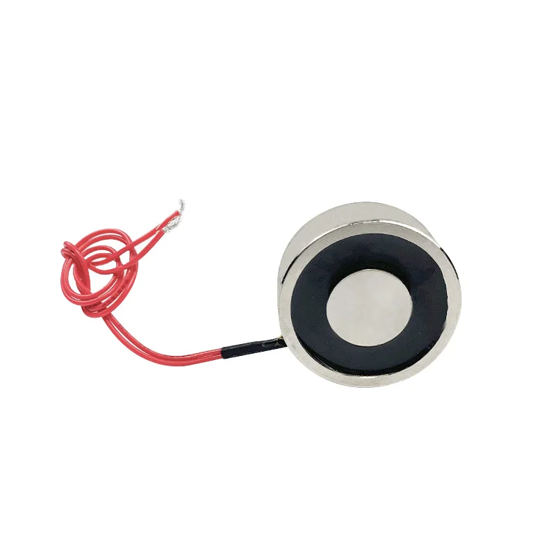 450N que sostiene el imán eléctrico que levanta el solenoide electroimán P49/21 DC12V 24V 45Kg - imagen 3