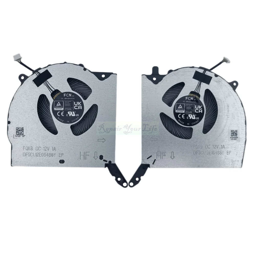 Ventilador de refrigeración para portátil Lenovo Legion Pro 5 16IRX8 16ARX8 82WK 82WM IRX8 ARX8 2023 Notebook CPU GPU ventilador enfriador FQK8 FQK9 DC 12V - imagen 2