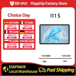 BMAX MaxPad I11 S - Tablet Android 15 11" HD WiFi