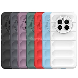 Para Realme 12 4G funda de silicona líquida a prueba de golpes TPU Protector anticaída funda de teléfono Realme 12 4G funda Realme 12 de goma