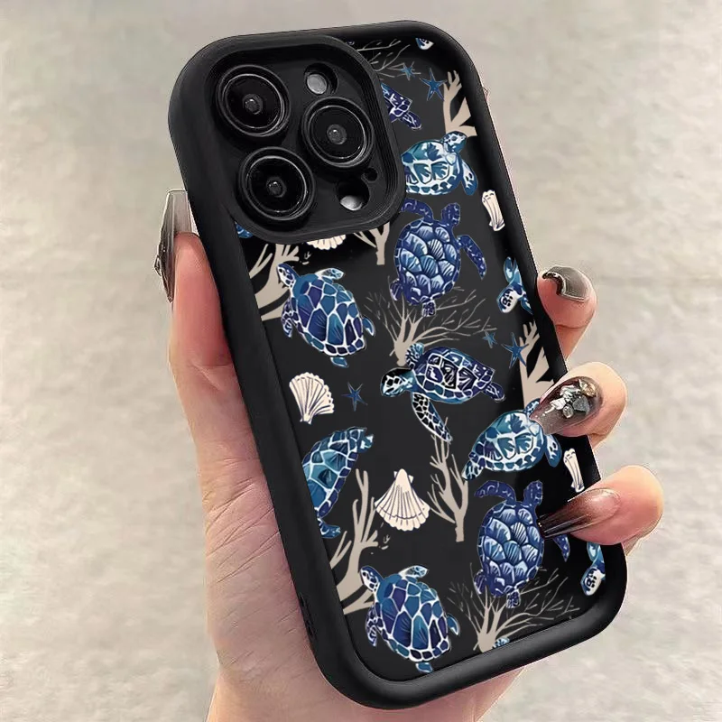 Funda de teléfono con pintura colorida de tortuga a la moda para Xiaomi Redmi Note 14 13 Pro Plus 12 11Pro 5G 11S 10 10S 12S 12C 13C 14C 4G - imagen 5