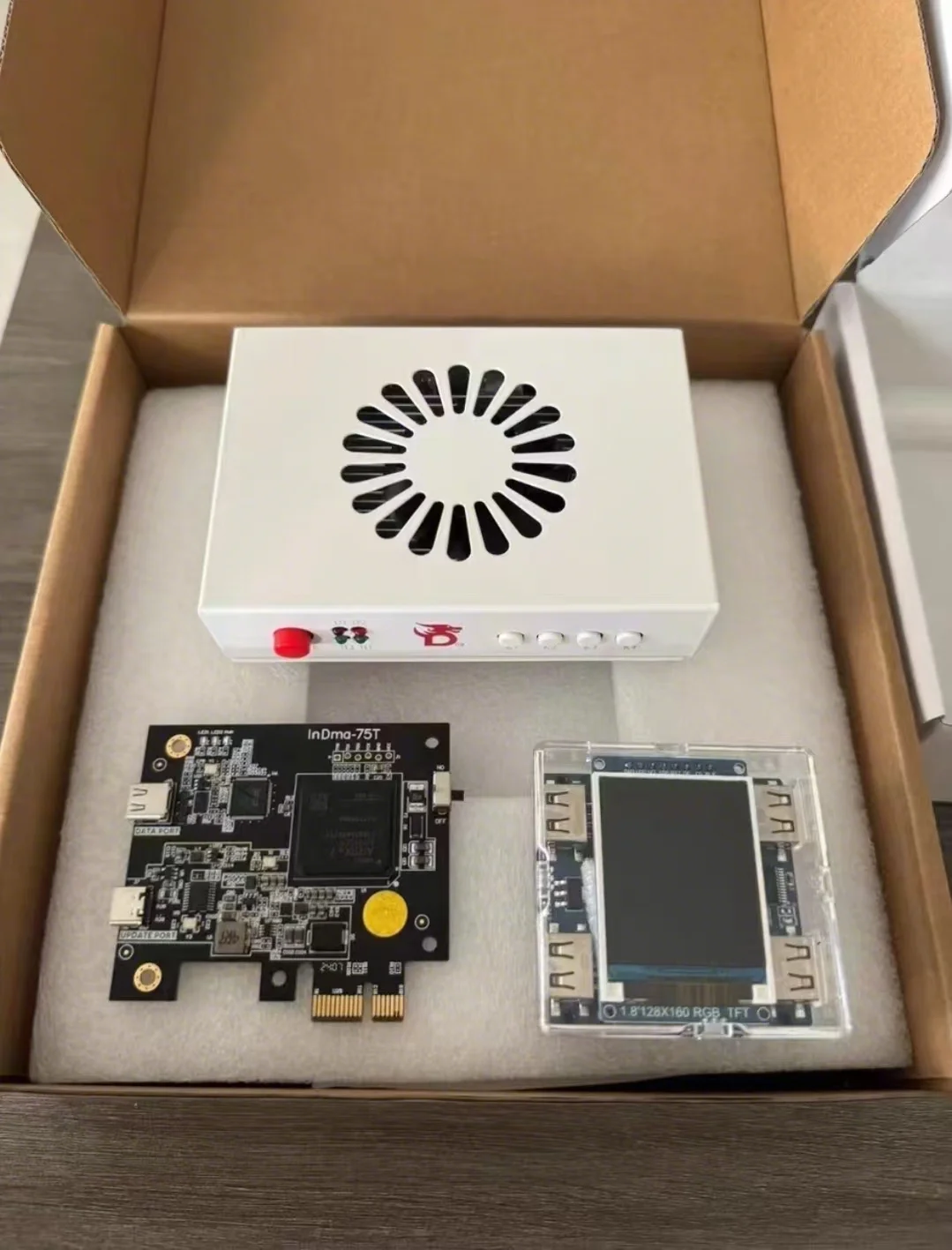 Kits CapDMA, caja de superposición de vídeo, procesador de vídeo compatible con HDMI + placa DMA Cap 75T + KMBOX NET, versión DIY