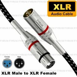 Cable XLR Macho-Hembra 3 Pines – Extensión Micrófono Profesional Neutrik