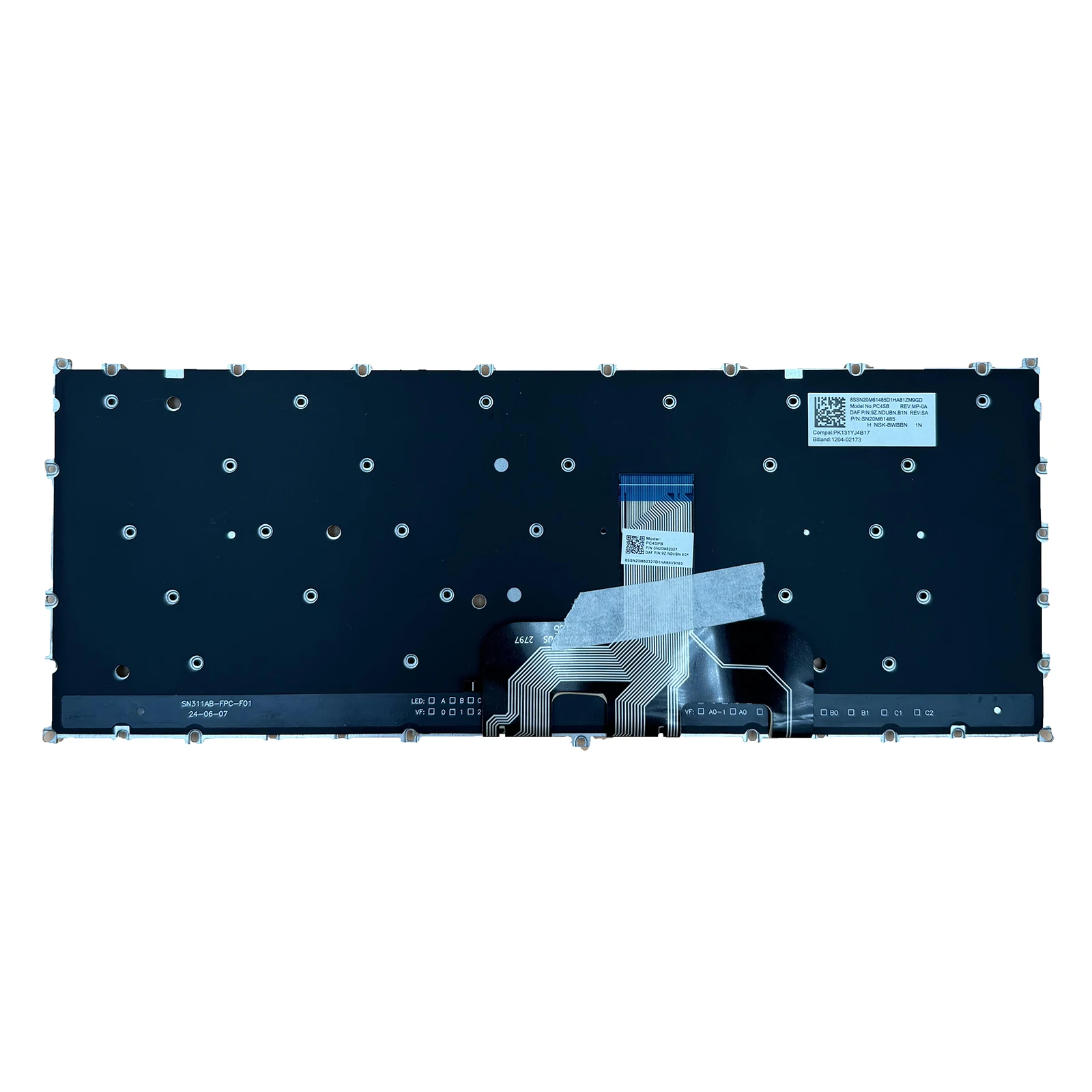 Teclado retroiluminado para Lenovo Yoga Slim 7 ProX 14IAH7 / 14ARH7 82TK 82TL - imagen 3