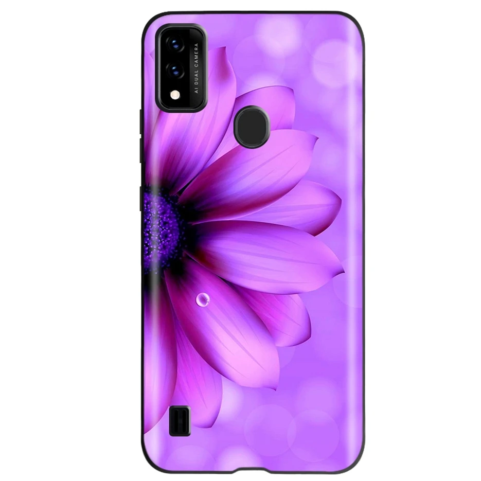 Funda con dibujos de gato para ZTE Blade A51, carcasa mate de TPU suave de 6,52 pulgadas, parachoques - imagen 5