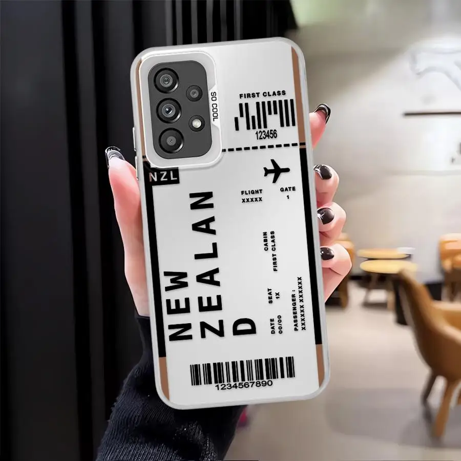 Funda para Xiaomi Redmi 10C A1 A2 Plus 9C K60 14C 12C 13C 9T A5 funda trasera para teléfono pase de embarque creativo - imagen 3