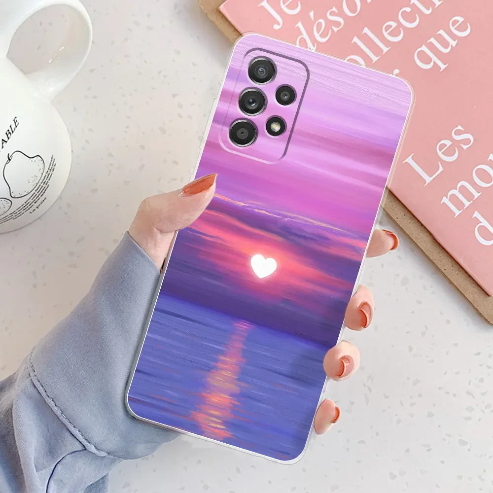 Fundas traseras de silicona suave para Samsung Galaxy A52s, 5G, A52, 4G, A53, 5G, 2022, A33, A24, A54, A34, transparentes, Paras - imagen 3