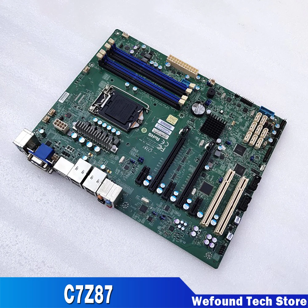 Para placa base de estación de trabajo Supermicro 4ta generación i3 i5 i7 Series LGA1150 DDR3 PCI-E 3,0 SATA3 C7Z87 - imagen 4
