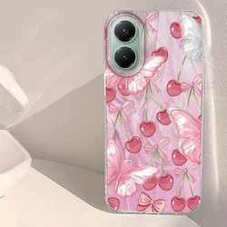 Funda Xiaomi Poco X5 / X6 / X7 – Diseño Pluma Mariposa Rosa