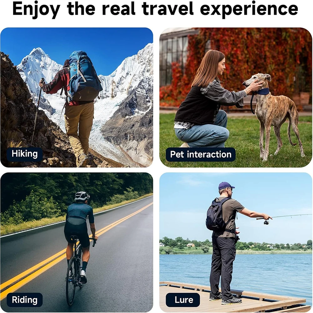 TELESIN SE soporte de cuello para GoPro Hero13 12 11 10 9 8 7 6 DJI OSMO Action 5 Pro 4 3 Insta360 X5 X4 DJI accesorios de Cámara de Acción - imagen 4