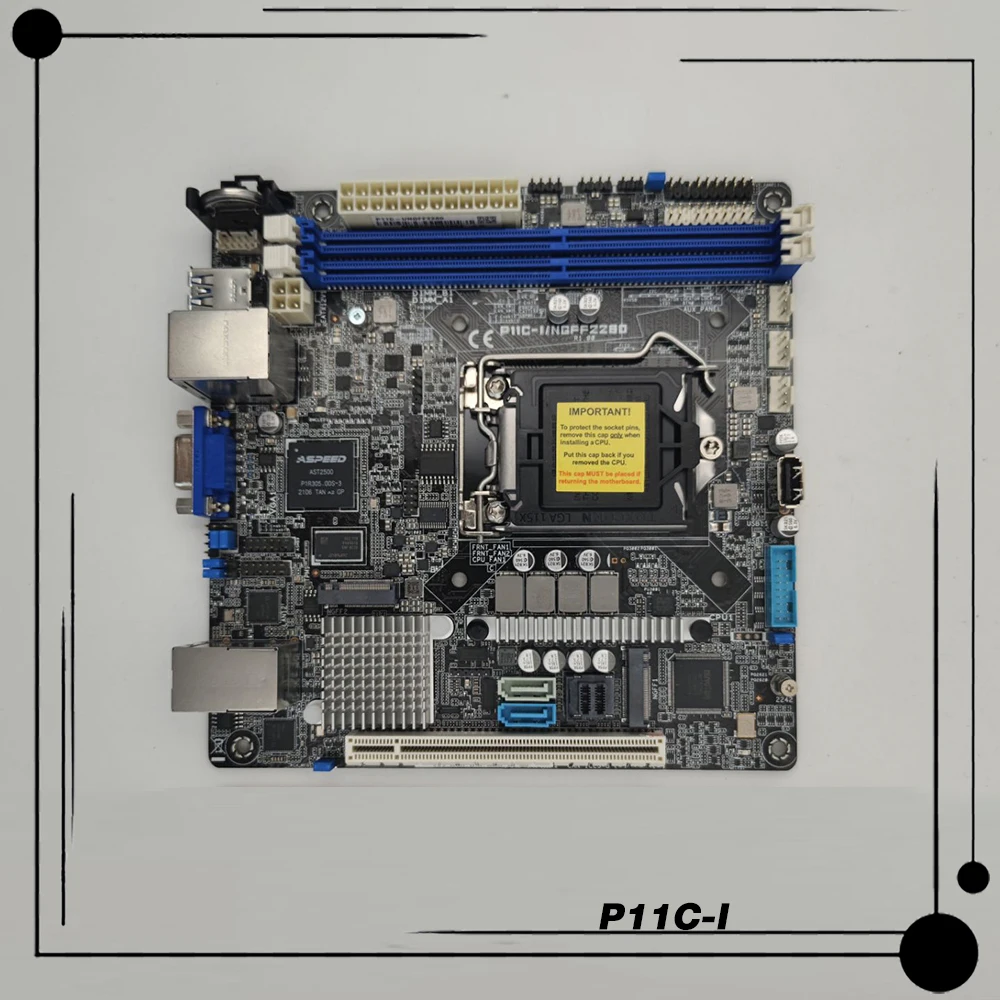 Placa base de estación de trabajo para Asus P11C-I/NGFF2280 mini-ITX P11C-I - imagen 3