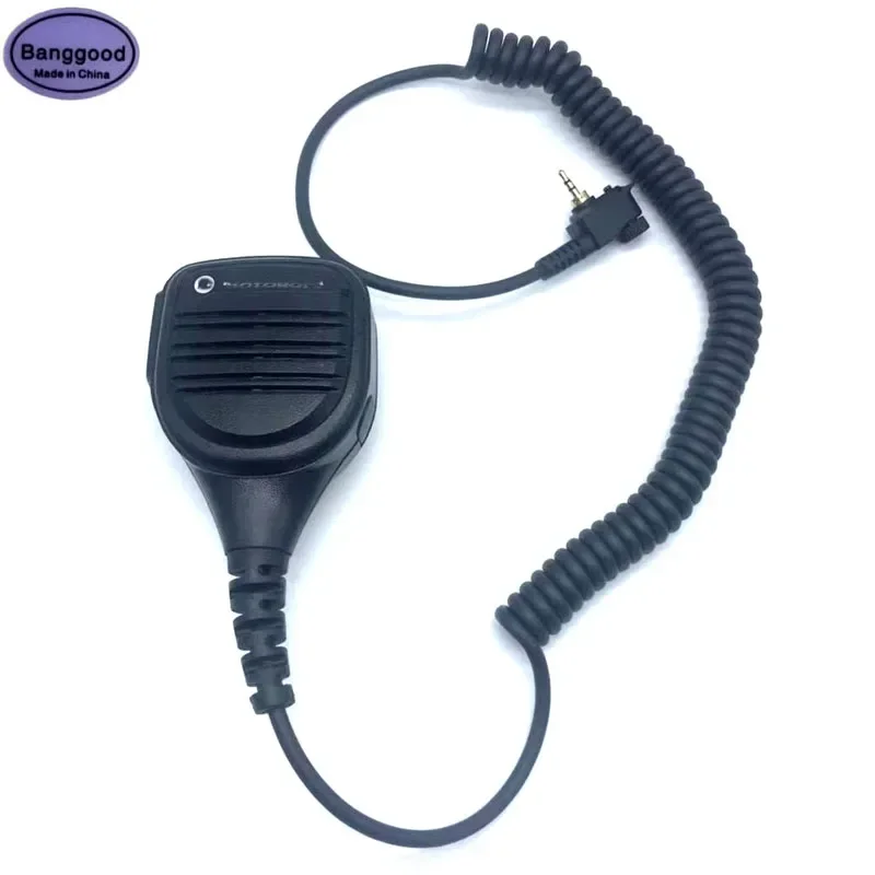 Altavoz remoto de hombro portátil resistente al agua IP54, micrófono PTT para Motorola MTH600 MTH650 MTH800 MTH850 MTP850 MTS850 Radio