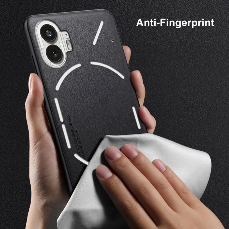 Funda de cuero PU de lujo para nada teléfono 1 contraportada de silicona mate a prueba de golpes funda de teléfono de protección completa para nada Phone1 - imagen 5