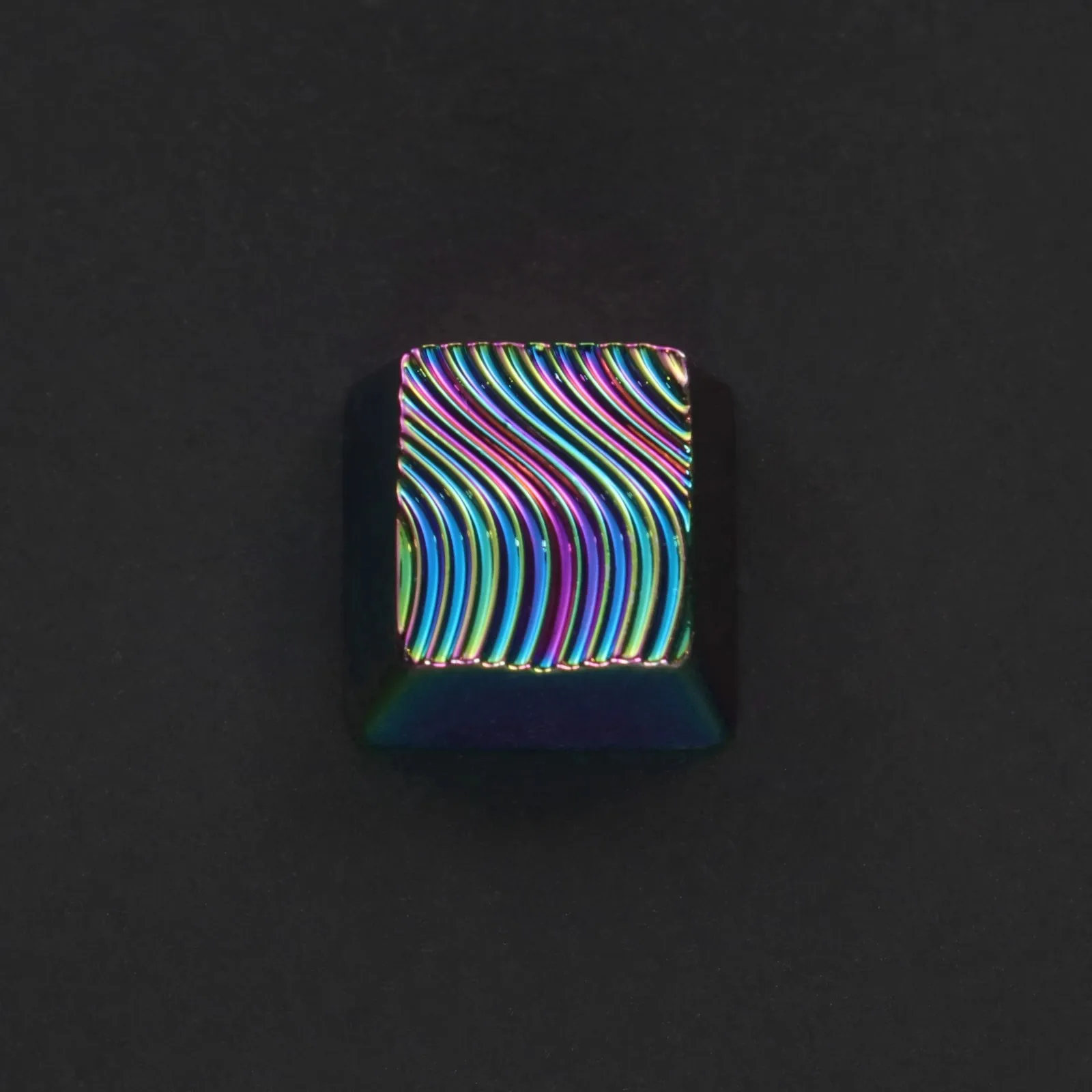 1 pieza Keystone serie de creación geométrica arte periférico colorido plateado Teclado mecánico Zinc aluminio Metal tapa de llave - imagen 4