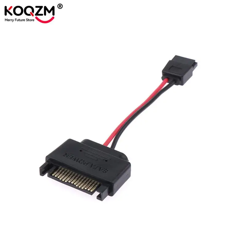 Cable adaptador SATA Power de 15 pines macho a SATA de 6 pines, Cable adaptador de corriente Slimline de 15 pines a 6 pines para ordenador portátil, CDROM, 1 unidad - imagen 4