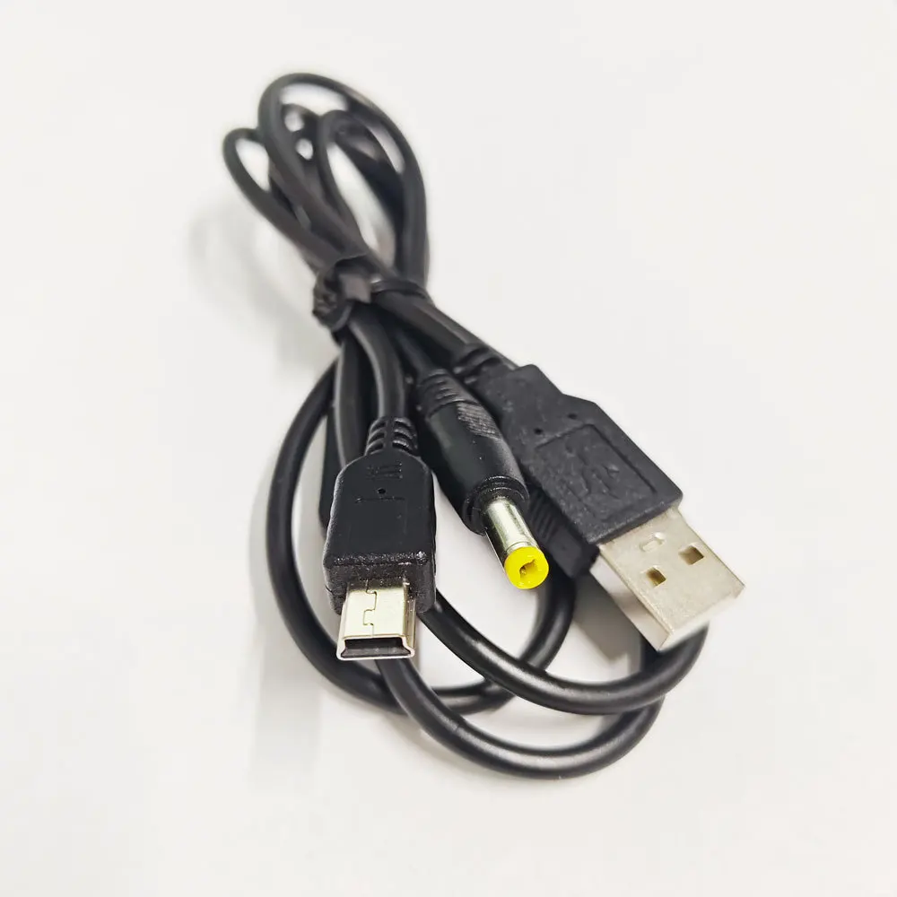 Cargador USB 2 en 1 para consola de juegos PSP 1000 2000 3000 3001 3004, Cable de datos USB + Cable cargador, accesorio para juegos, 1 unidad ﻿ - imagen 3