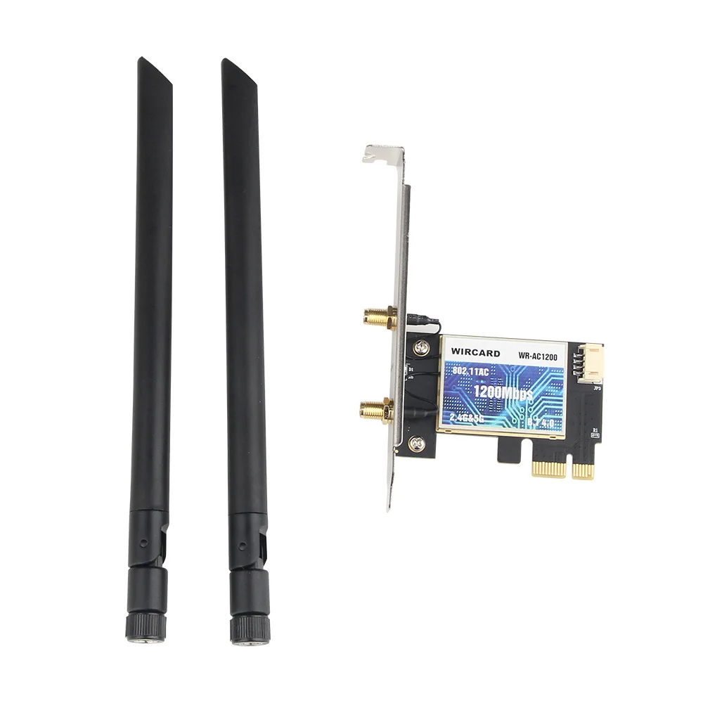 Tarjeta inalámbrica PCI Express, WR-AC1200 7260AC, 2,4G/5G, banda Dual de 1200Mbps, PCI-E, WIFI, Bluetooth 4,0, 7260, tarjeta WIFI de escritorio - imagen 5