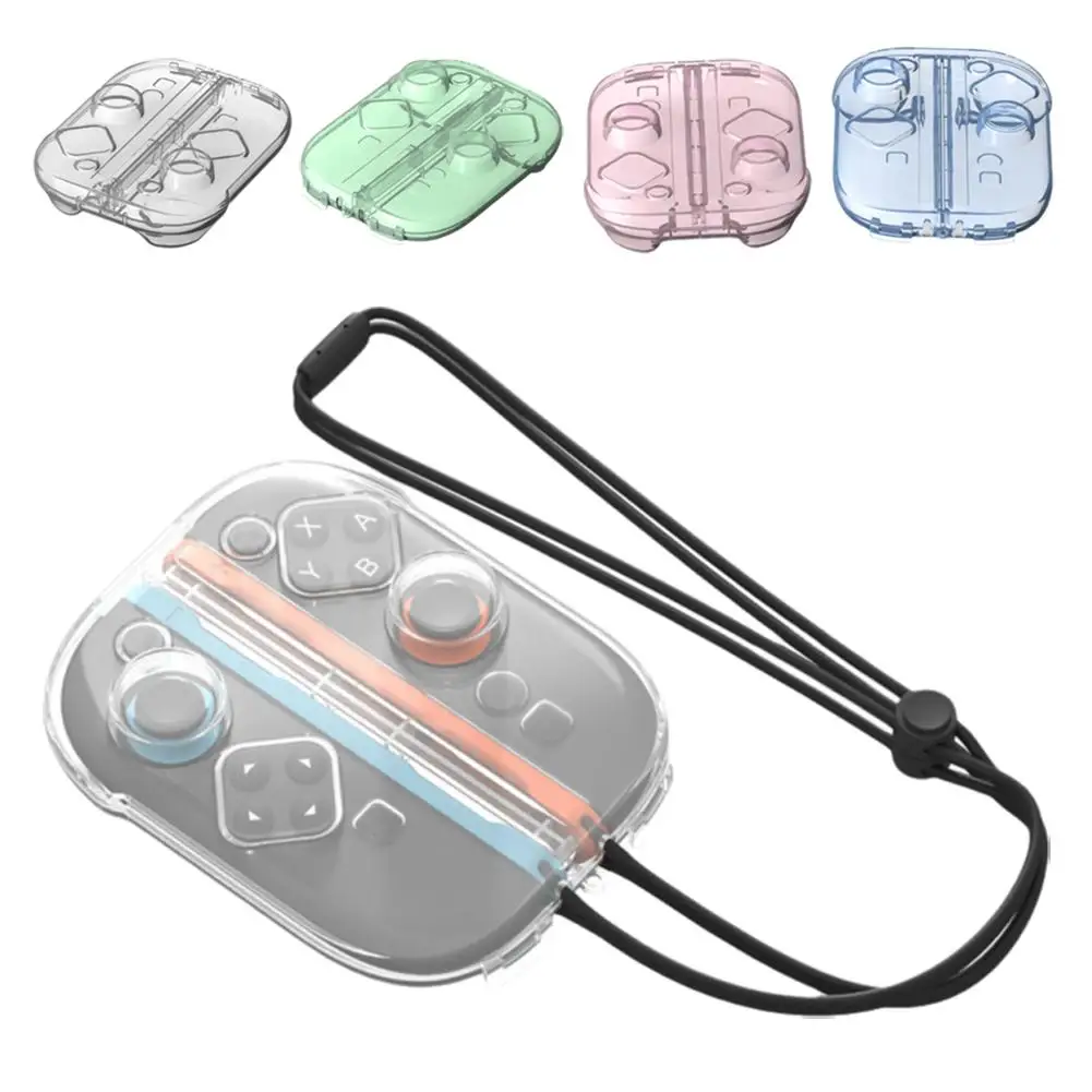 Caja de almacenamiento de controlador de juego para Switch2, alta transparencia, a prueba de polvo, impermeable, accesorios de caja protectora de cristal Pp para Joy-con