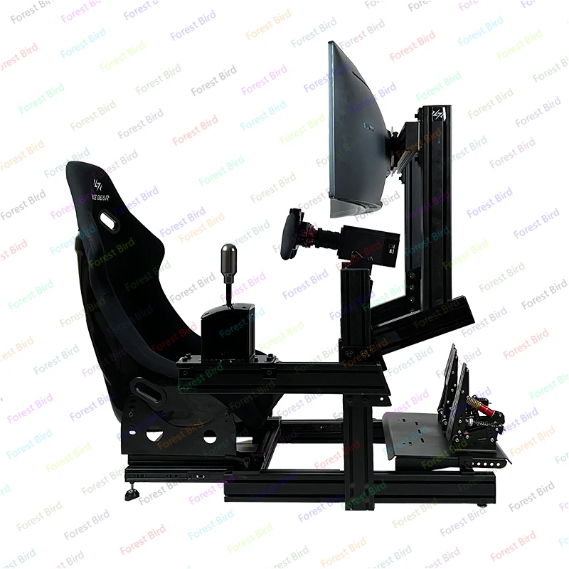 Soporte de perfil de aluminio plegable básico, emulador de carreras, volante de transmisión directa, adecuado para Tummaster, SoM - imagen 2