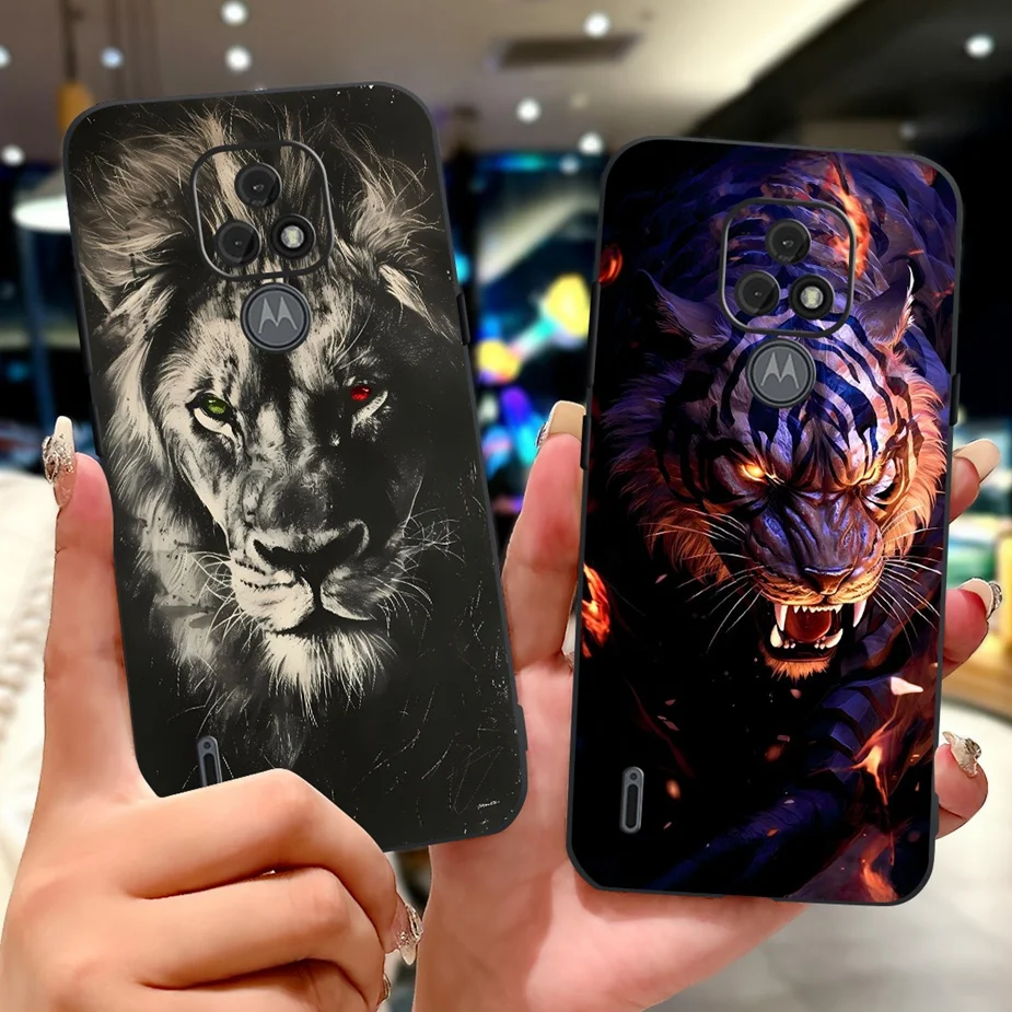 Für Motorola Moto E7 Plus Fall XT2081-1 XT2081-2 Kühlen Drachen Gemalt Abdeckung Weiche TPU Telefon Fall Für Motorola E7 MotoE7 Plus Shell - imagen 3